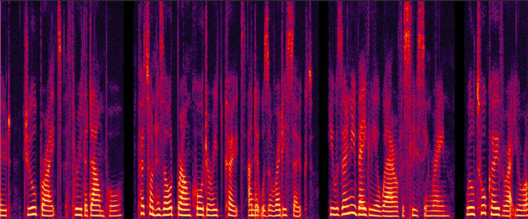 Clean Speech Spectrogram