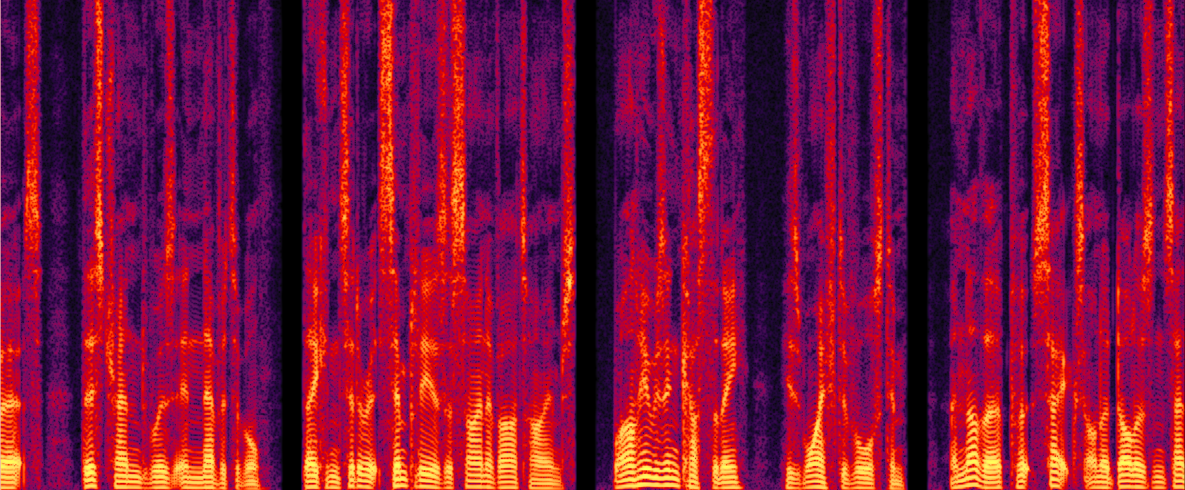 Clean Speech Spectrogram