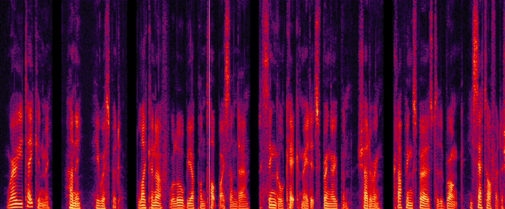 Clean Speech Spectrogram