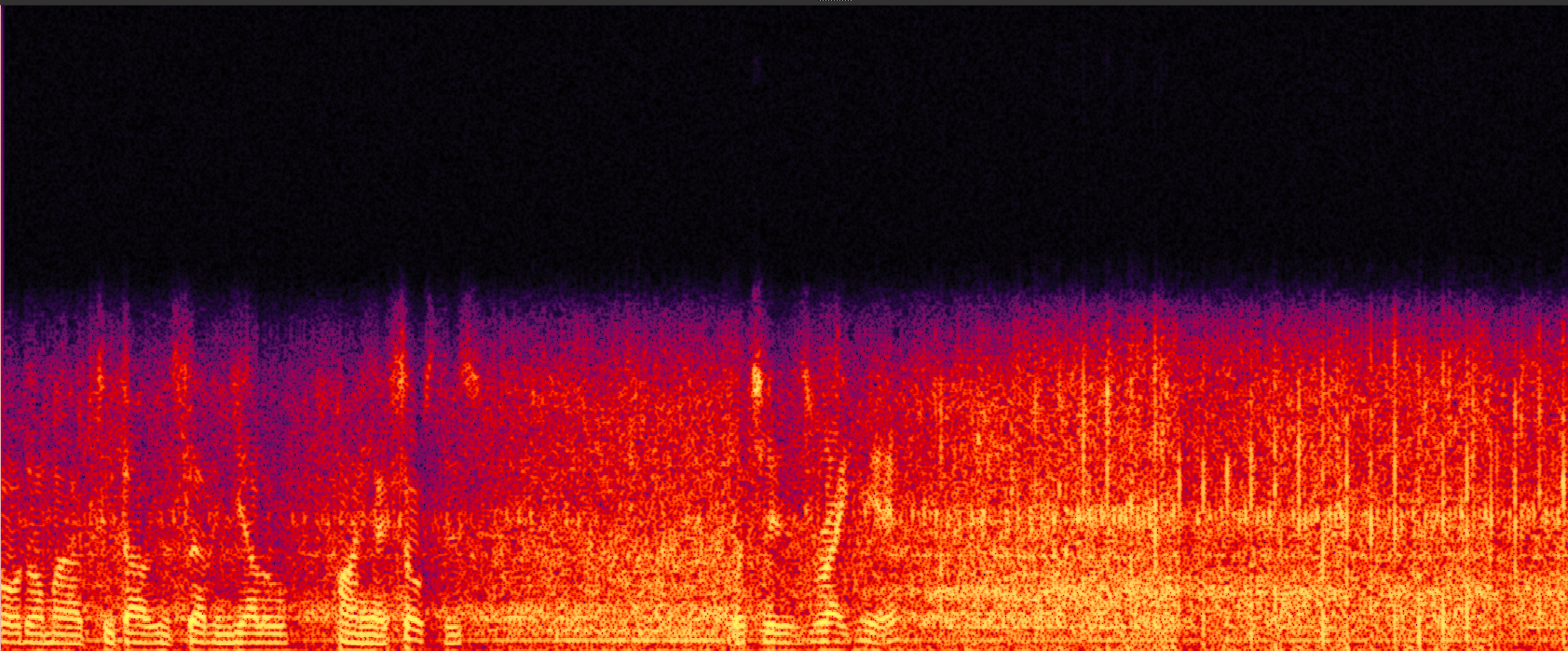 Degraded Speech Spectrogram