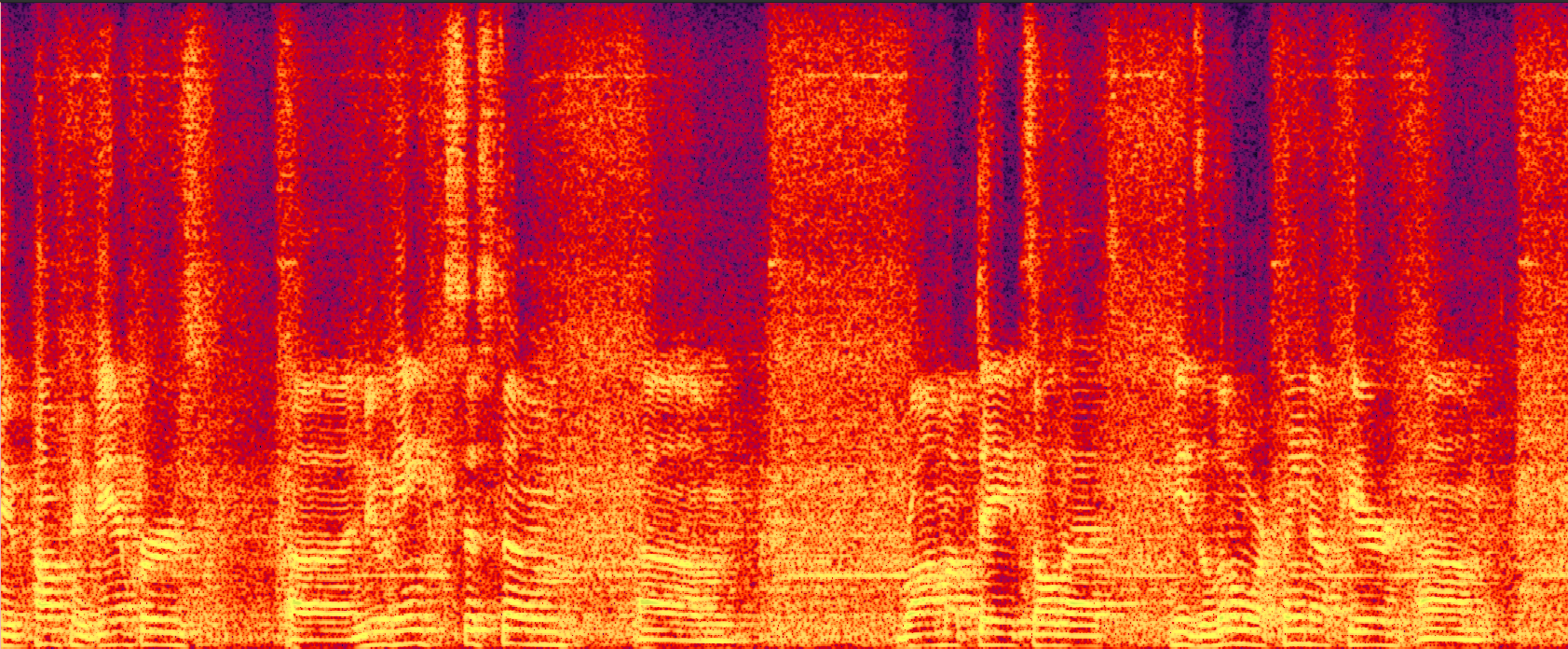 Degraded Speech Spectrogram